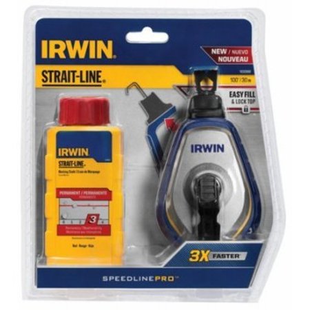 IRWIN 100' Pro RED Chalk Reel 1932888